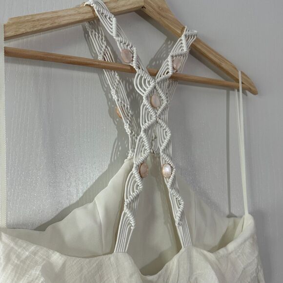 Leifsdottir Anthropologie Womens Ardastra Gauze Shell Collar Maxi‎ Dress Size 10 - Picture 7 of 10